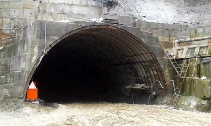 Tunnel below Chamba town in Chardham Project