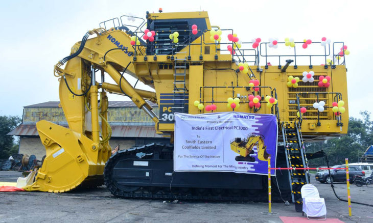 L&T delivers Komatsu’s first 300T Electrical Shovel in India to SECL-Gevra