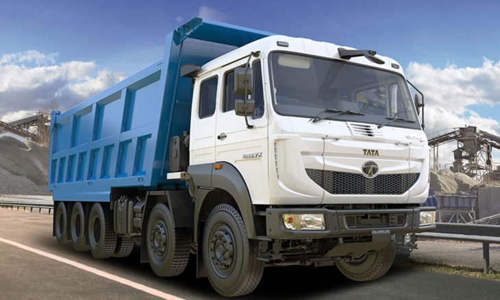 Tata Motors introduces India's biggest tipper truck, Signa 4825.TK