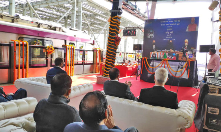 PM Modi inaugurates India's first-ever driverless metro train in Delhi