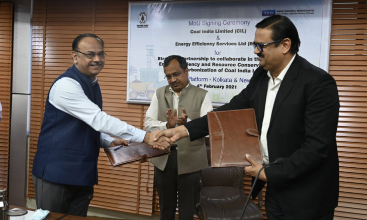 EESL signs deal with Coal India for decarbonisation of its facilities