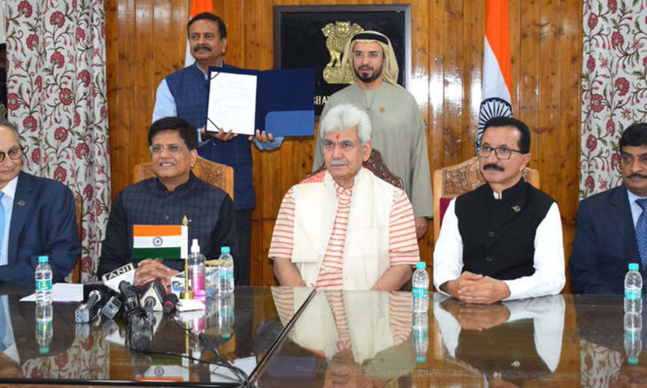 J&K Govt signs MoU with Dubai for developmental projects
