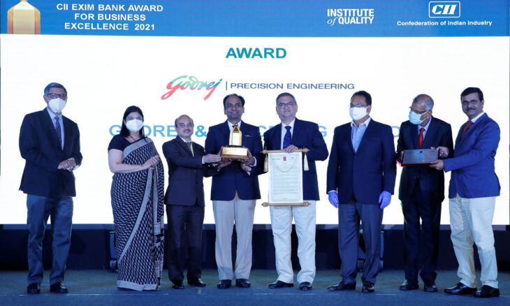 Godrej & Boyce receives two CII-EXIM Bank Awards 2021 for Business Excellence