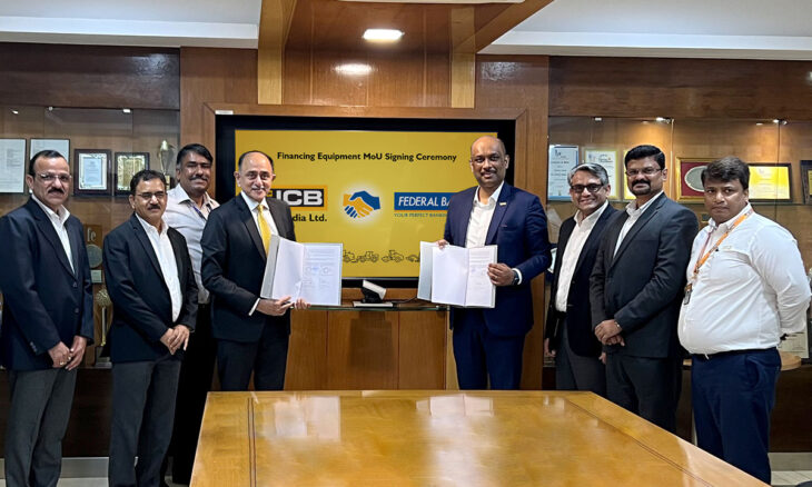 JCB India teams up with Federal Bank for equipment financing