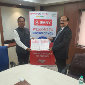 Sany Bharat signs MOU with Union Bank of India