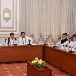 Union Minister Sarbananda Sonowal, Maharashtra Dy CM Devendra Fadnavis holds joint review of port-related Sagarmala projects