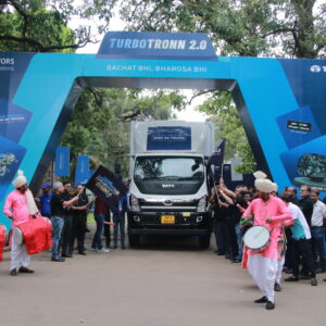 Tata Motors introduces Turbotronn 2.0, a technologically advanced engine with enhanced fuel efficiency and reliability.