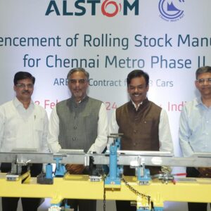 Alstom begins production of driverless Metropolis trains for Chennai Metro Phase II, promising a revolution in comfort and safety.