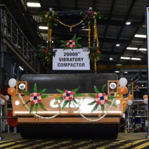 CASE India rolls out 20,000th Vibratory Compactor