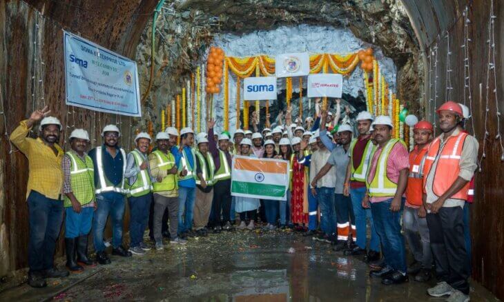 TERRATEC's successful breakthrough on Mumbai’s Amar Mahal I tunnel highlights their continued excellence in infrastructure projects.