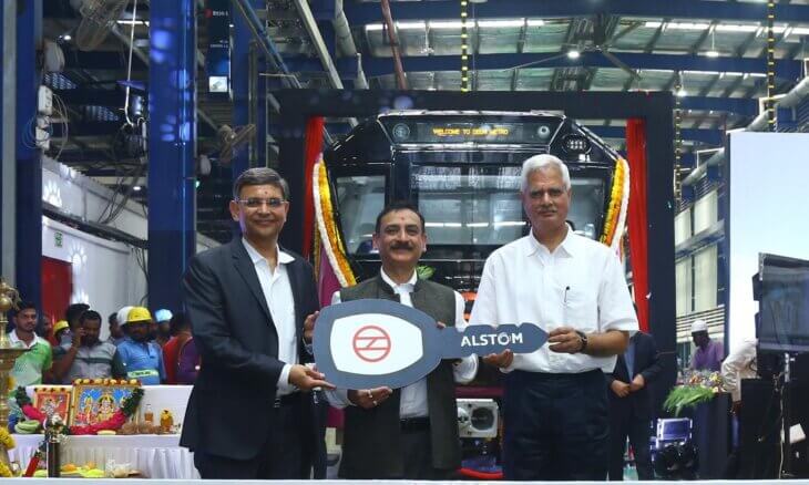 Alstom delivers first Made-in-India metropolis train for Delhi Metro phase IV expansion