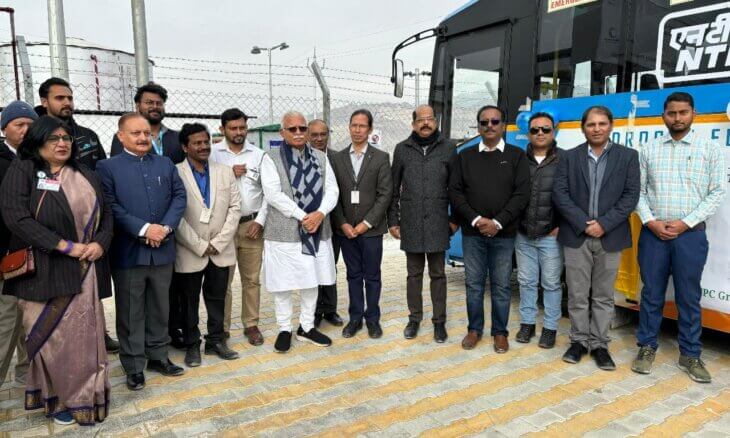 Amara Raja Infra completes India's first green hydrogen fuelling station in Leh