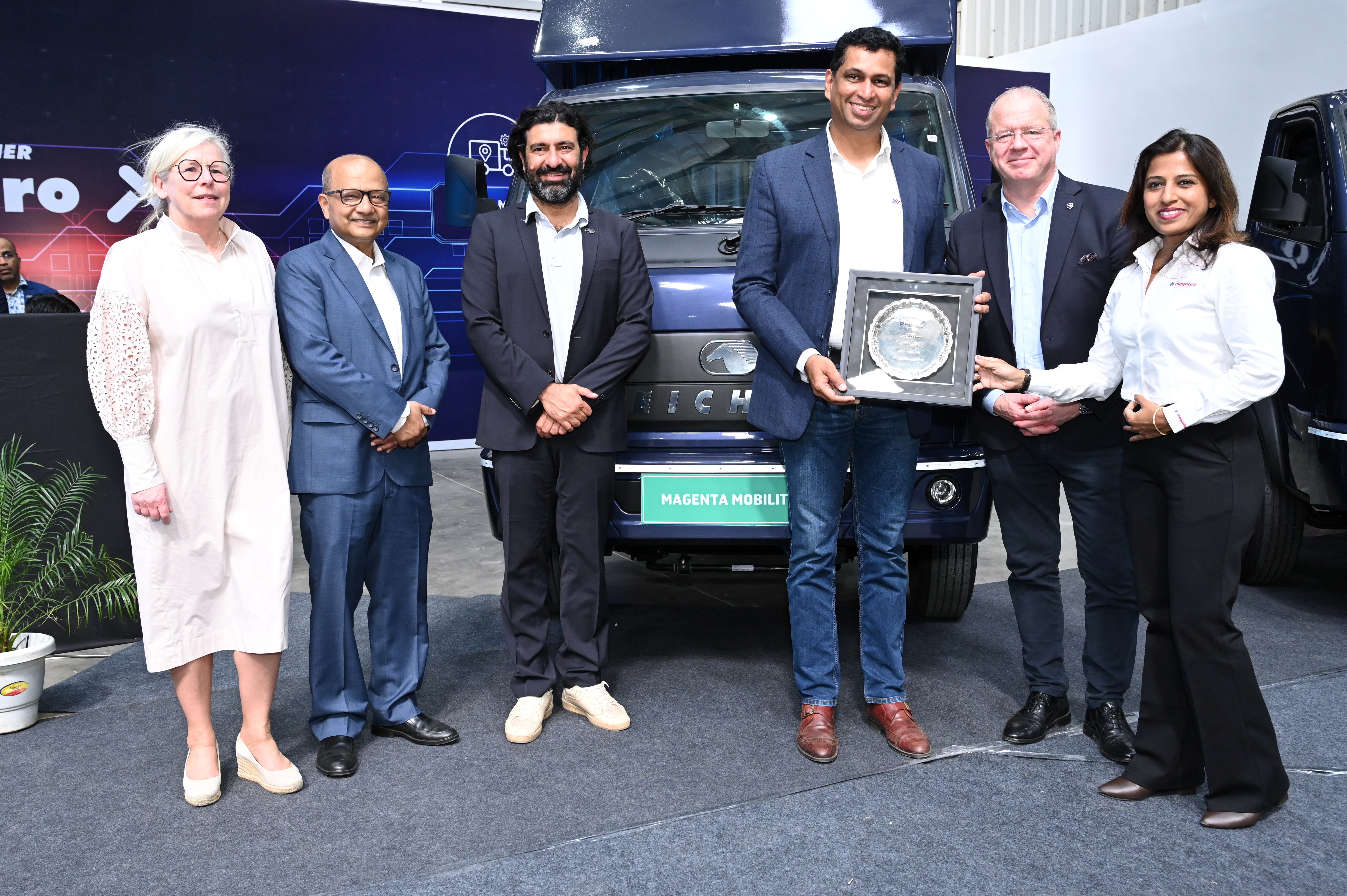 Eicher Pro X trucks join Magenta Mobility’s fleet