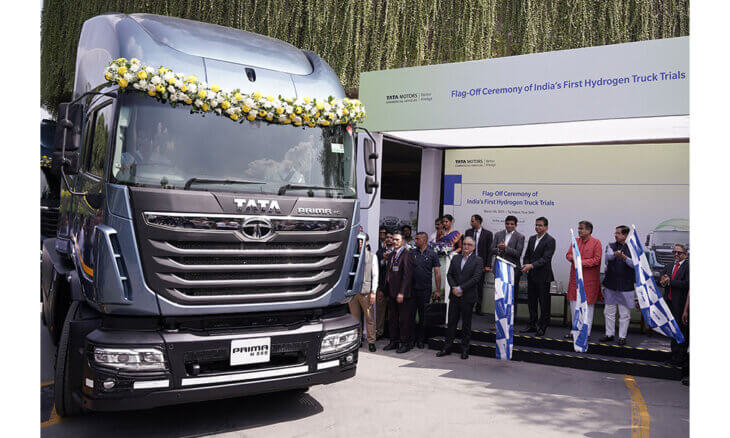 Tata Motors begins hydrogen truck trials