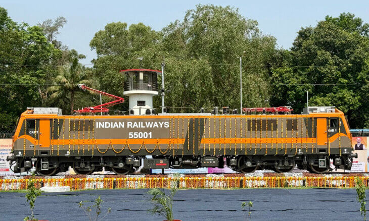 PM Modi Flags Off India’s Most Powerful Freight Locomotive from Dahod