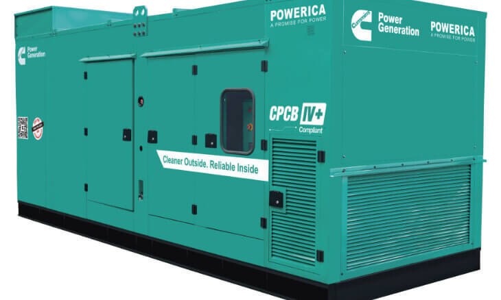 Cummins India & Powerica Set New Emission Standards with CPCB IV+ Gensets