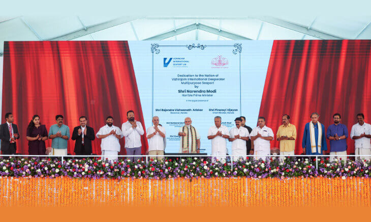 Prime Minister Dedicates Vizhinjam International Deepwater Seaport to the Nation