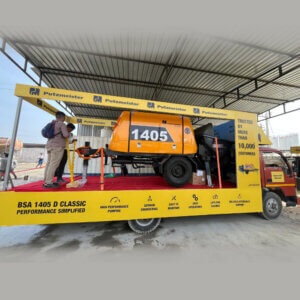 Putzmeister Launches BSA 1405 D Classic via ‘Concrete Dastak Roadshow' Across Gujarat