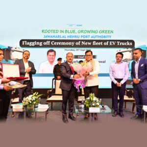 JNPA unveils India’s first EV heavy truck fleet with battery swapping
