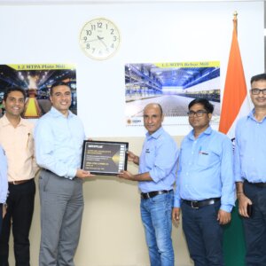 Jindal Steel awarded SER Certificate by Caterpillar