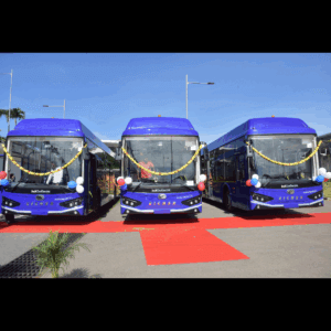 Eicher delivers first electric tarmac buses to IndiGo at Bengaluru airport
