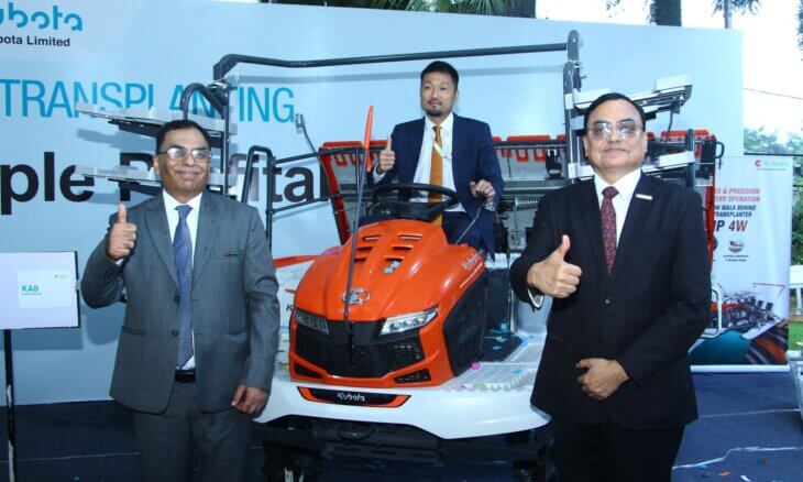 Escorts Kubota rolls out advanced Kubota KA6 & KA8 Rice Transplanters