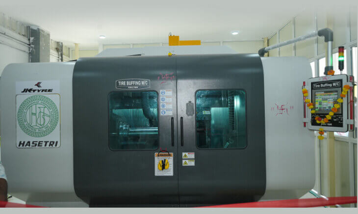 JK Tyre unveils India’s first Precision Tyre Buffing & Grinding Machine at NATRAX