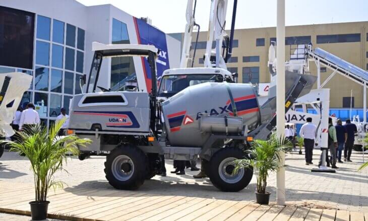AJAX Engineering unveils UDAAN compact concreting solution at EXCON 2025