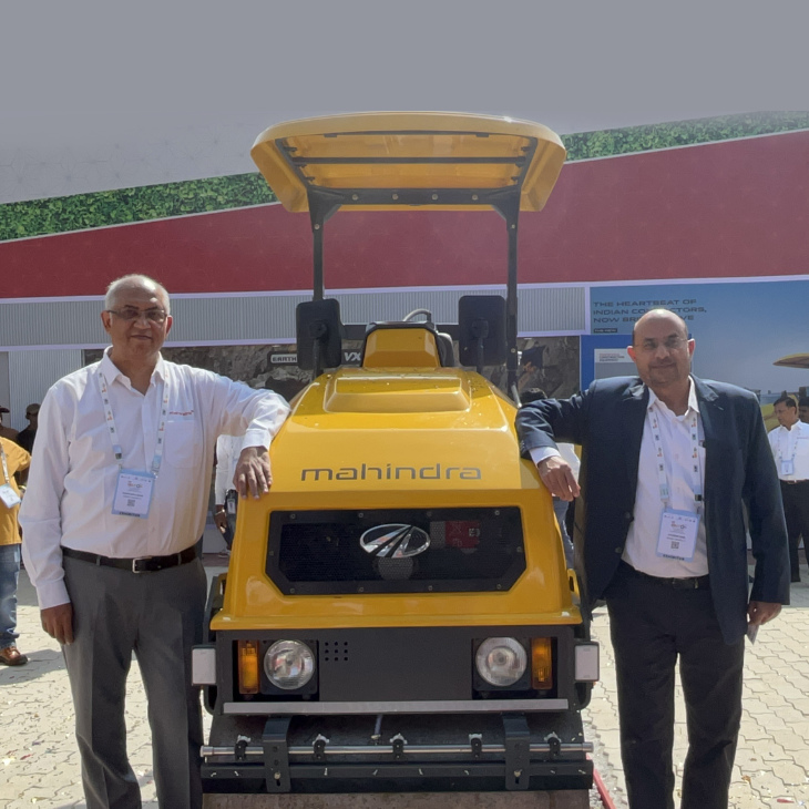 Mahindra unveils COMPAX Mini Compactor at EXCON 2025