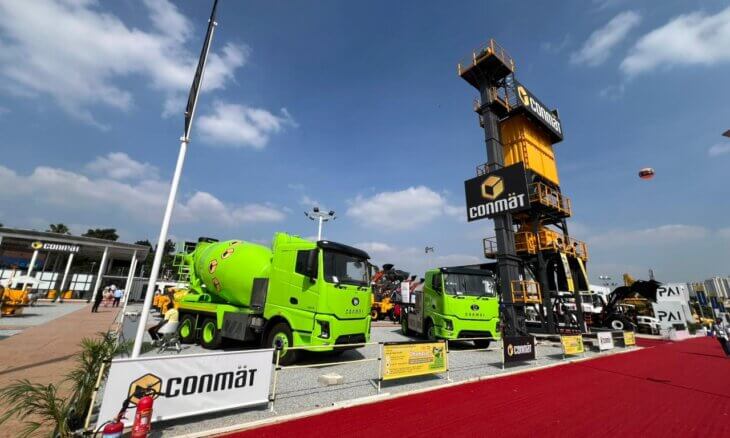 Conmat showcases expanded portfolio and electric innovations at EXCON 2025
