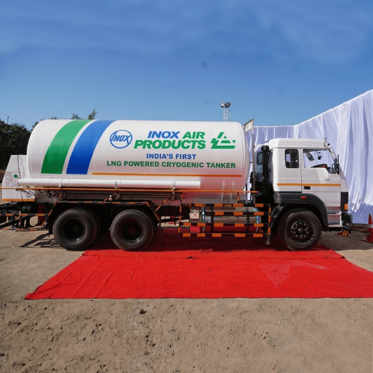 INOX Air Products flags off India’s First LNG-Fuelled Cryogenic Tanker
