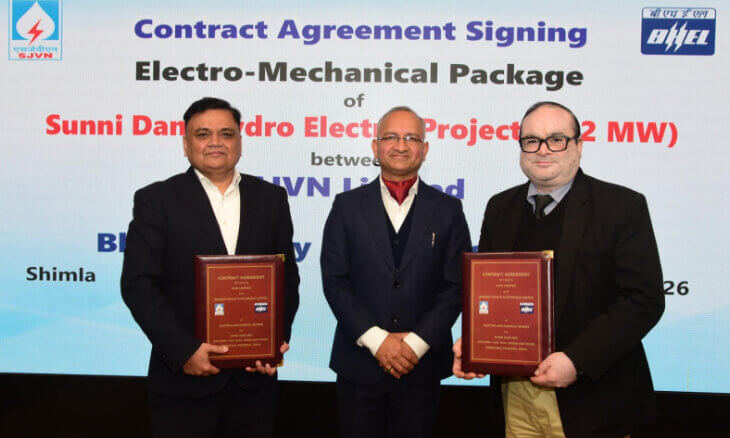 SJVN awards Rs 837.43 crore Electro-Mechanical contract to BHEL