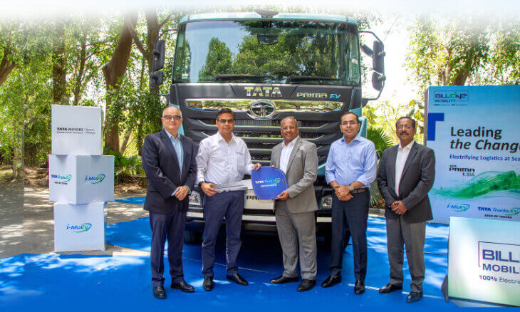 Tata Motors accelerates e-trucking push with Prima E.55S deliveries to BillionE Mobility