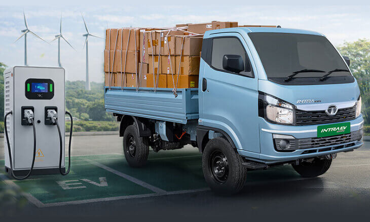 Tata Motors strengthens electric CV Portfolio with launch of Intra EV Pickup at Rs 11.95 lakh