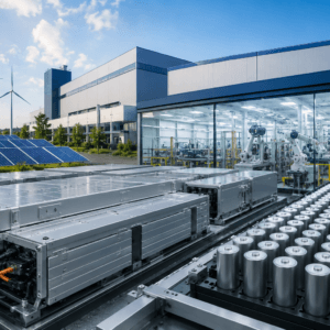 Reliance Industries is set to commission the first phase of its 40 GWh battery and cell gigafactory this year