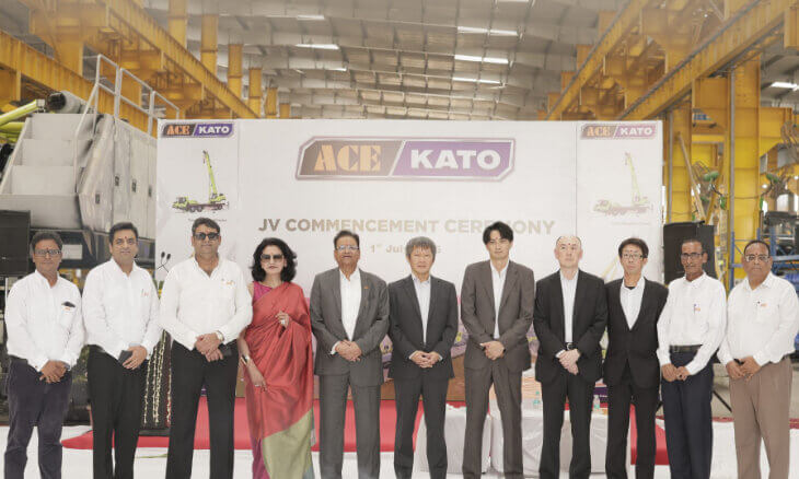 ACE and KATO forge joint venture to manufacture advanced mobile cranes in India