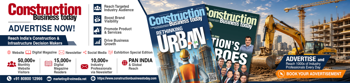 Construction Business Today advertising banner showcasing construction magazine, digital visibility and targeted industry marketing.