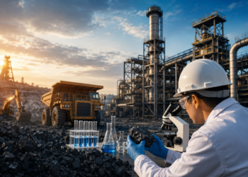 Reliance Industries battery gigafactory at the Dhirubhai Ambani Green Energy Giga Complex in Jamnagar