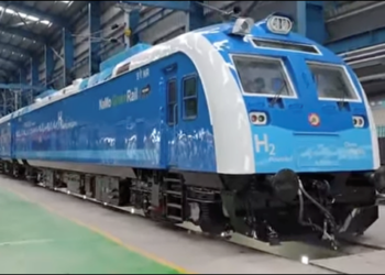 India's first indigenous hydrogen-powered passenger train under the NaMo Green Rail pilot project