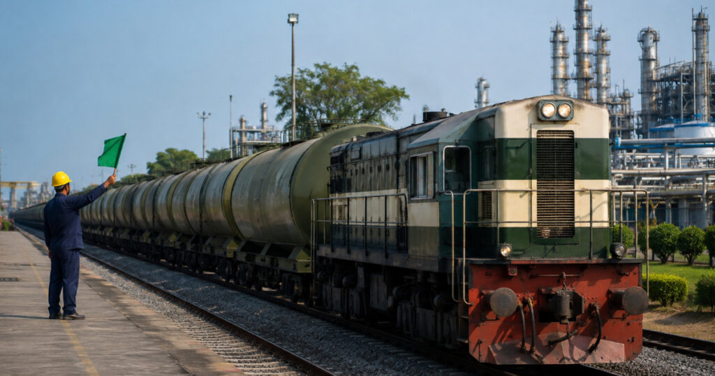 BPCL dispatches first Extreme Weather Grade diesel rake from Bina Refinery