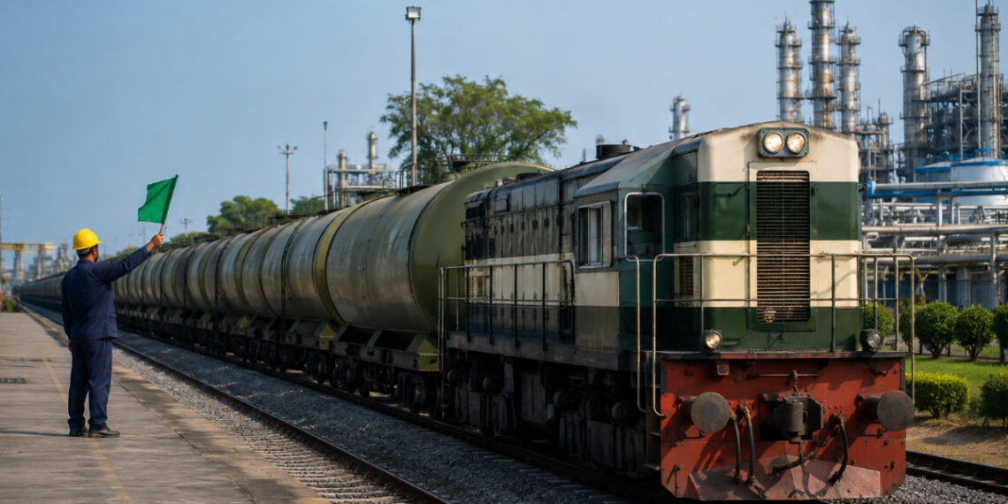 BPCL dispatches first Extreme Weather Grade diesel rake from Bina Refinery