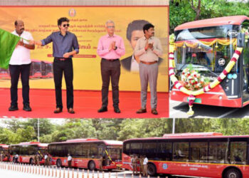 Tamil Nadu flags off 250 new government buses, including 130 electric vehicles