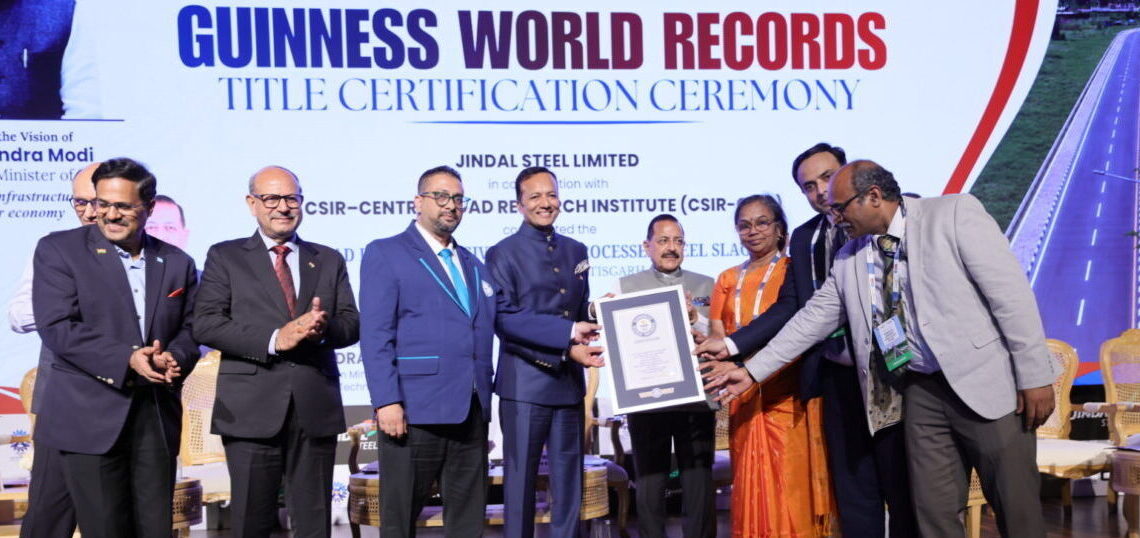 Jindal Steel sets Guinness World Record