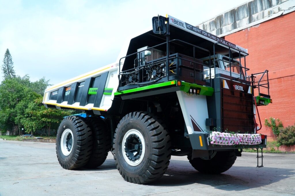 BEML unveils India’s first indigenous 60 ton electric dump truck