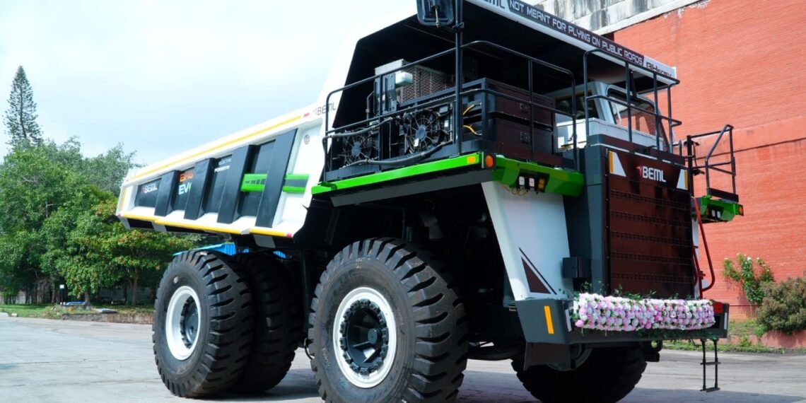 BEML unveils India’s first indigenous 60 ton electric dump truck